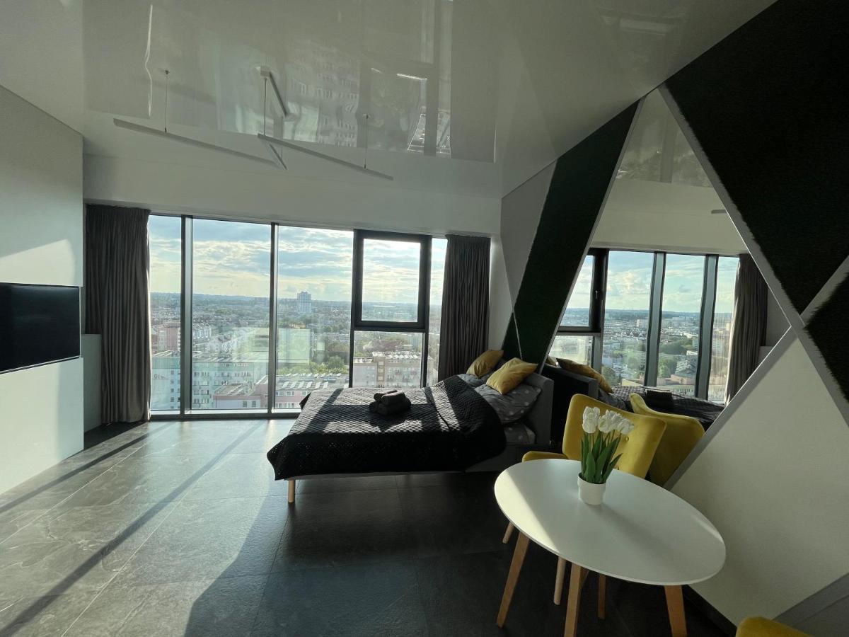 Hanza Tower - Scandia Apartment, 16 Floor, Sunset View Στσέτσιν Εξωτερικό φωτογραφία